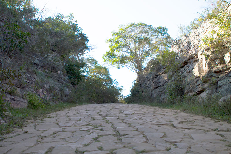 Trecho da Estrada Real em Jacobina (BA), a 300 km de Salvador