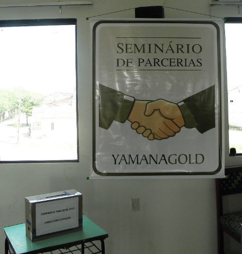 Resultado de imagem para semin&aacute;rio de parcerias yamana