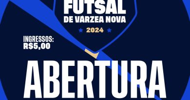 Estreia da 1ª Copa de Futsal agita Várzea Nova neste sábado