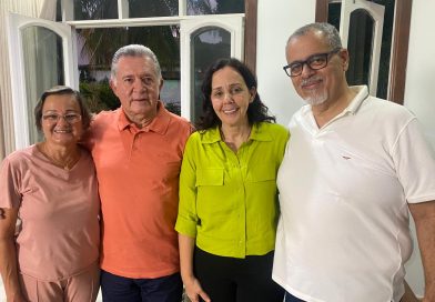 Ex-prefeito Luciano da Locar e Aline Pinheiro selam apoio à pré-candidatura de Leopoldo Passos em Jacobina