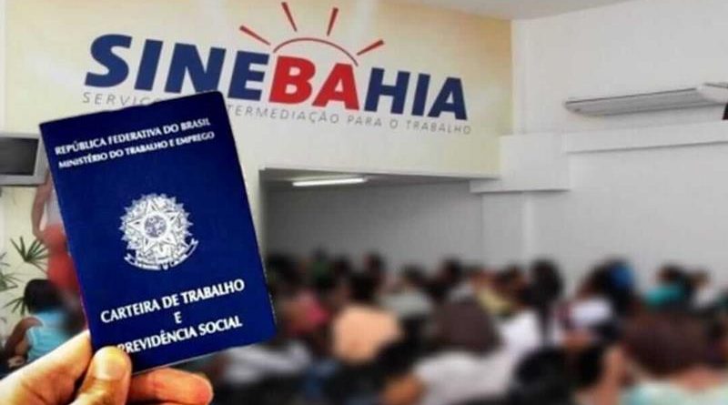 SineBahia oferece diversas oportunidades de emprego em Jacobina e região
