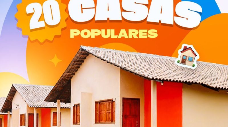 Várzea Nova volta ao Minha Casa Minha Vida e garante 20 novas moradias para famílias carentes