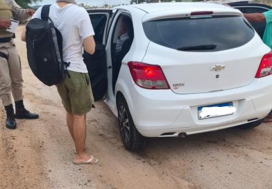 BPRv apreende veículo por transporte irregular de passageiros entre Bonfim e Andorinha