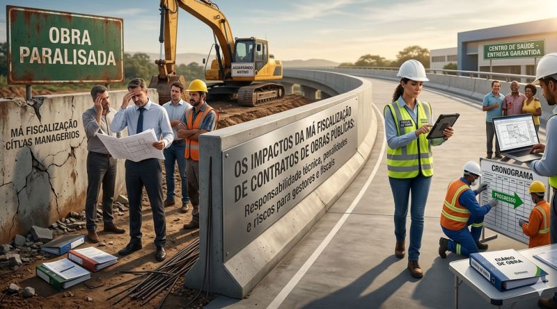 OS IMPACTOS DA MÁ FISCALIZAÇÃO DE CONTRATOS DE OBRAS PÚBLICAS:Responsabilidade técnica, penalidades e riscos para gestores e fiscais