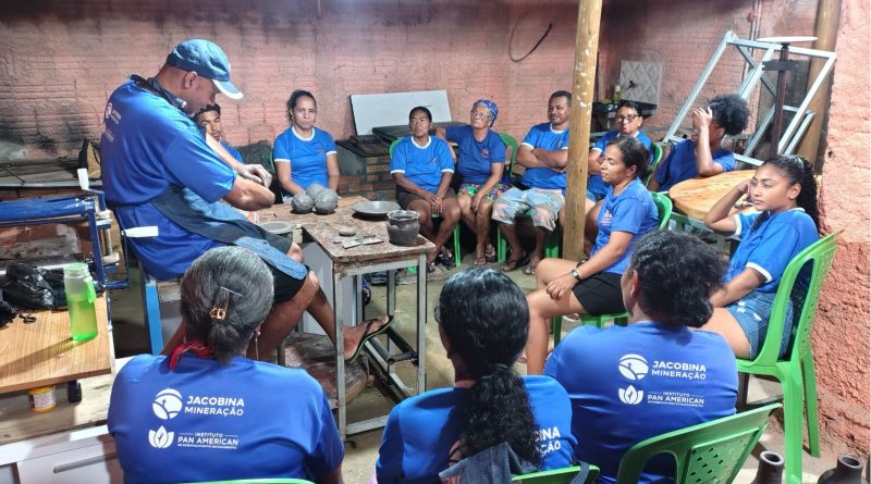 Com apoio da Jacobina Mineração Pan American Silver, projeto Cerâmicas Pontilhão inicia segunda edição 