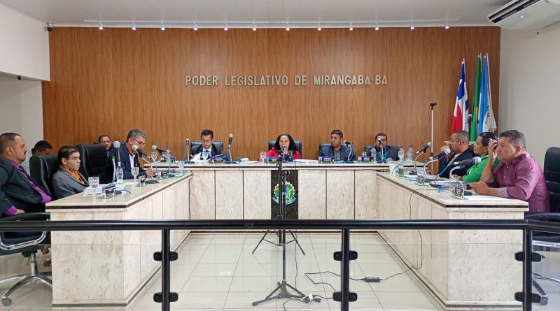 Câmara de Mirangaba aprova criação do Conselho Municipal de Segurança Pública