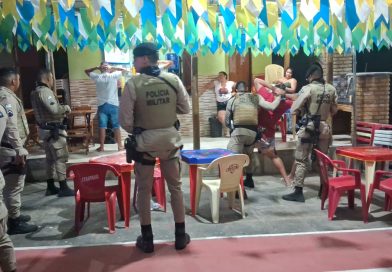 Polícia Civil e Militar realizam operação preventiva em bares de São José do Jacuípe