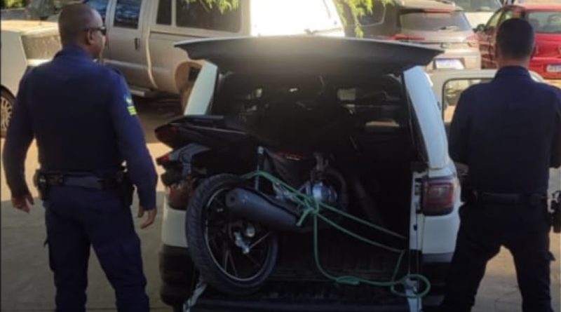 Motocicleta clonada é apreendida pela Guarda Municipal em distrito de Jacobina