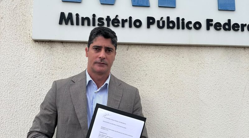 Advogado Olaf Filho protocola representação no MPF para apuração de obra de duplicação no perímetro urbano na BR-324 em Jacobina