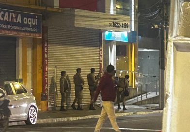Alarme falso de possível assalto mobiliza policiais militares no centro de Jacobina