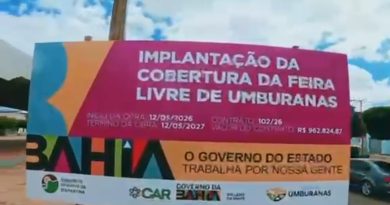 Prefeitura de Umburanas assina ordem de serviço para construção da cobertura da Feira Livre