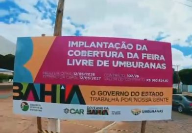 Prefeitura de Umburanas assina ordem de serviço para construção da cobertura da Feira Livre