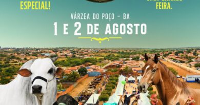 Várzea do Poço realizará a 2ª Feira Agropecuária nos dias 1º e 2 de agosto