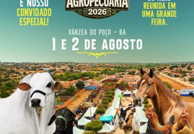 Várzea do Poço realizará a 2ª Feira Agropecuária nos dias 1º e 2 de agosto