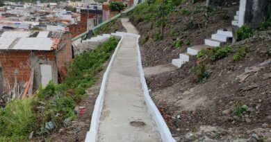 Obras de acessibilidade levam segurança e mobilidade a moradores no bairro Caixa D’Água, em Jacobina