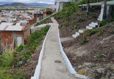 Obras de acessibilidade levam segurança e mobilidade a moradores no bairro Caixa D’Água, em Jacobina