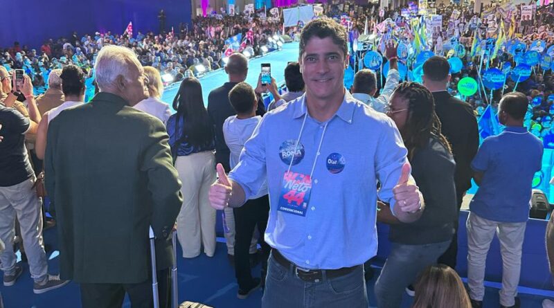 Dr. Olaf Filho participa de convenção ao lado de ACM Neto e João Roma em Salvador