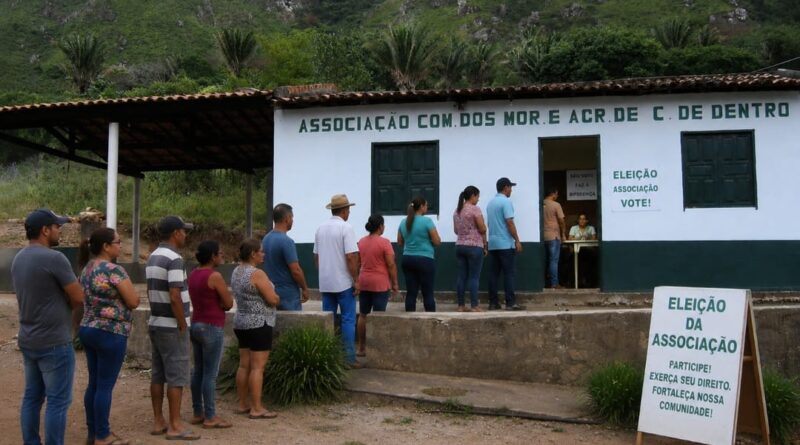 Associação de Cocho de Dentro convoca Assembleia Geral Extraordinária para eleição da nova diretoria e conselho fiscal