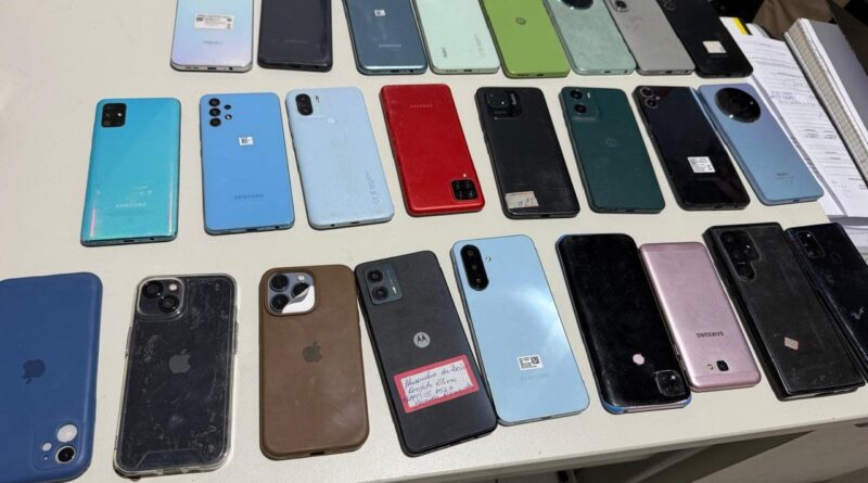 Polícia Militar recupera 25 celulares furtados durante a Micareta de Jacobina após operação em Capim Grosso