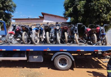 Polícia Militar realiza operação conjunta em Ourolândia e Umburanas e apreende motocicletas irregulares
