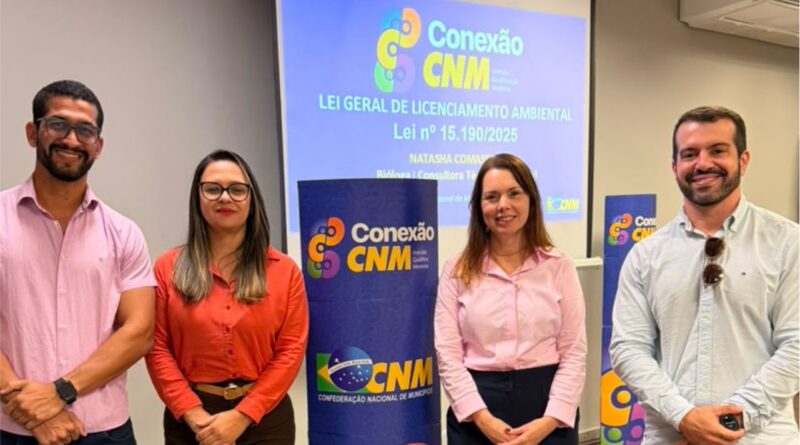 Jacobina participa de capacitação da CNM sobre Licenciamento Ambiental e reforça compromisso com a gestão ambiental