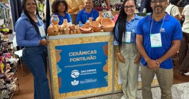 De Jacobina para o mundo: Cerâmicas de Pontilhão são apresentadas no maior evento de mineração da América Latina