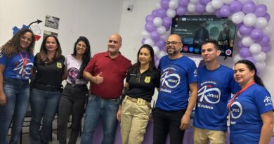 NEAM promove ação de conscientização sobre violência contra a mulher em supermercado de Jacobina