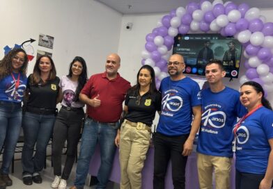 NEAM promove ação de conscientização sobre violência contra a mulher em supermercado de Jacobina