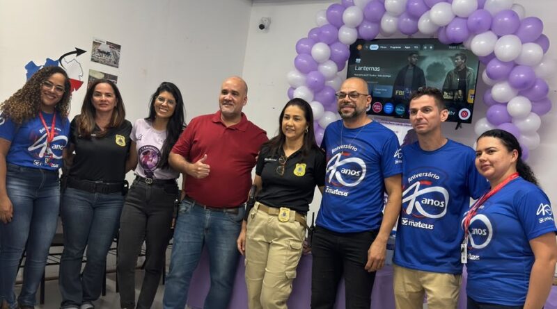 NEAM promove ação de conscientização sobre violência contra a mulher em supermercado de Jacobina