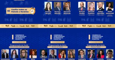 OAB Jacobina realiza 1º Congresso da Jovem Advocacia do Piemonte da Diamantina