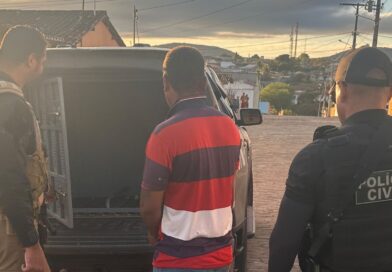 POLÍCIA CIVIL CUMPRE MANDADO DE PRISÃO DEFINITIVA POR CONDENAÇÃO PELA PRATICA DE CRIME FEMINICÍDIO EM CALDEIRÃO GRANDE