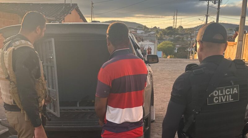 POLÍCIA CIVIL CUMPRE MANDADO DE PRISÃO DEFINITIVA POR CONDENAÇÃO PELA PRATICA DE CRIME FEMINICÍDIO EM CALDEIRÃO GRANDE